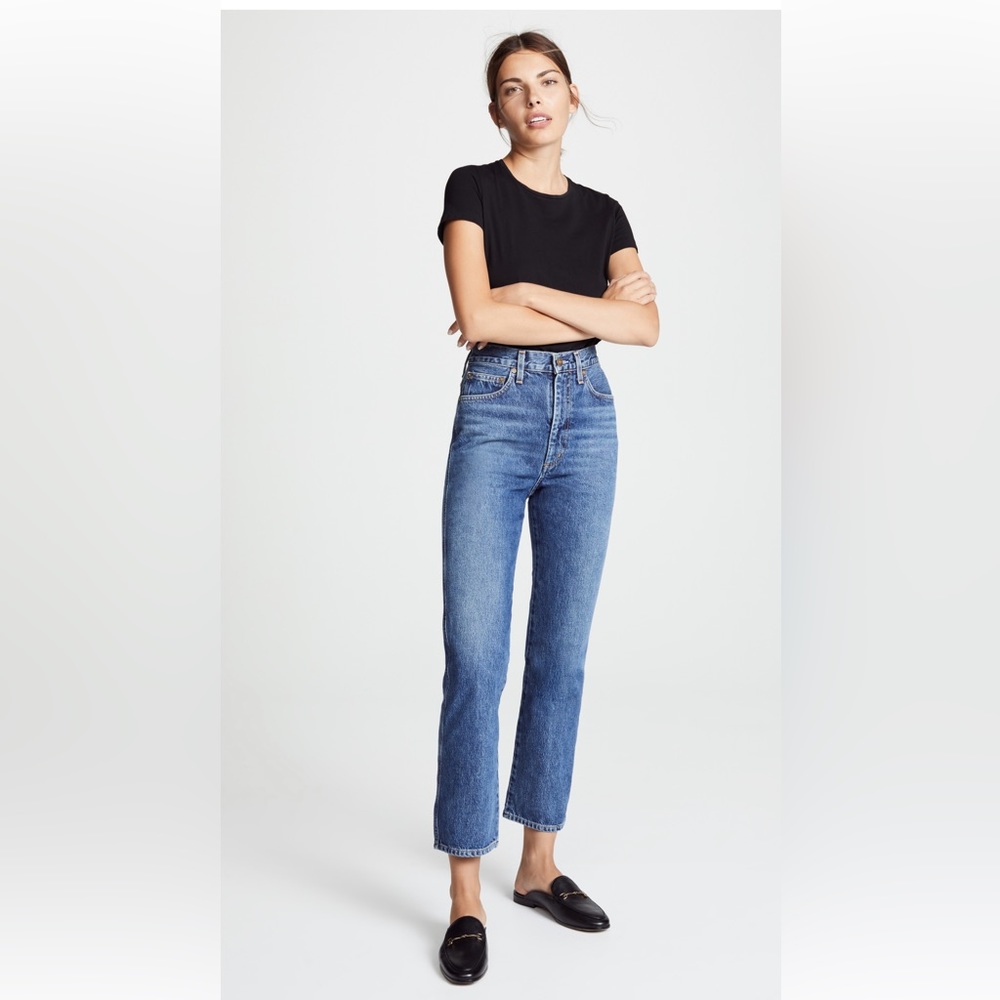 AGOLDE Pinch Waist High Rise Kick Jeans